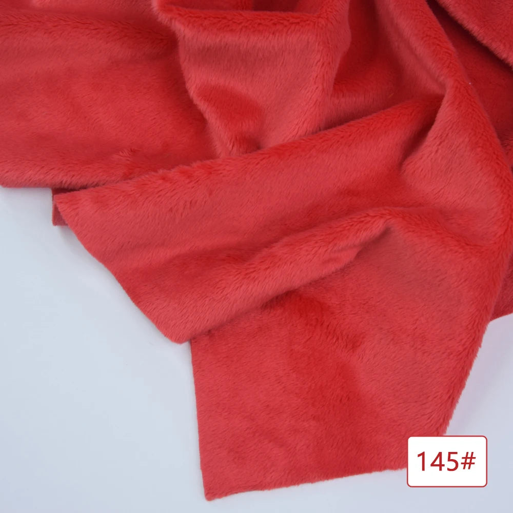5mm Plüschstoff Verkauf unelastisch 45x50cm Kurzhaar Plüschstoff Kunstfell Polyesterfaser DIY Plüsch Nerzstoff