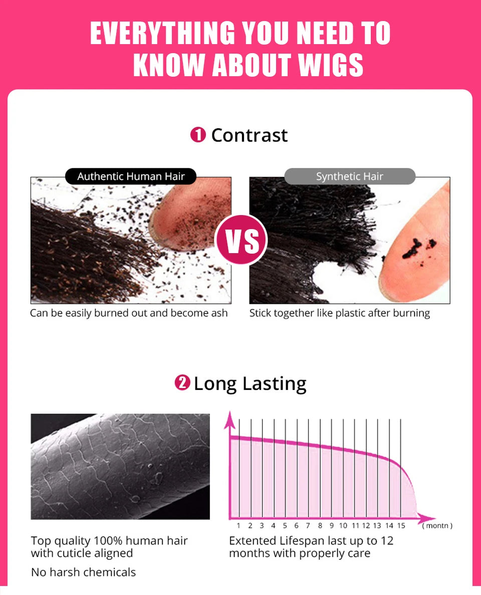 30 Zoll Water Wave Echthaarperücken mit Pony, klebefreie Pony-Perücke, Kinky Curly Bob Perücke mit Pony, vollmaschinell gefertigte Perücke, 180%