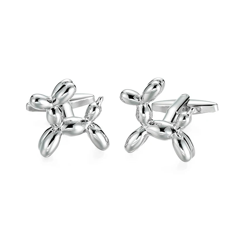 Klassische französische Herrenhemden Manschettenknöpfe, niedliche Tiere, Schmetterling, Schildkröte, Hund, Hufeisen, Manschettenknöpfe, Business-Anzug, Accessoires, Schmuck