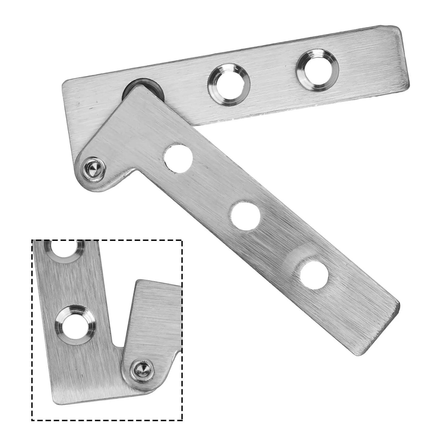 Drehbares Hardware-Drehscharnier aus Edelstahl, Ton, unsichtbare Drehtürscharniere für Personen