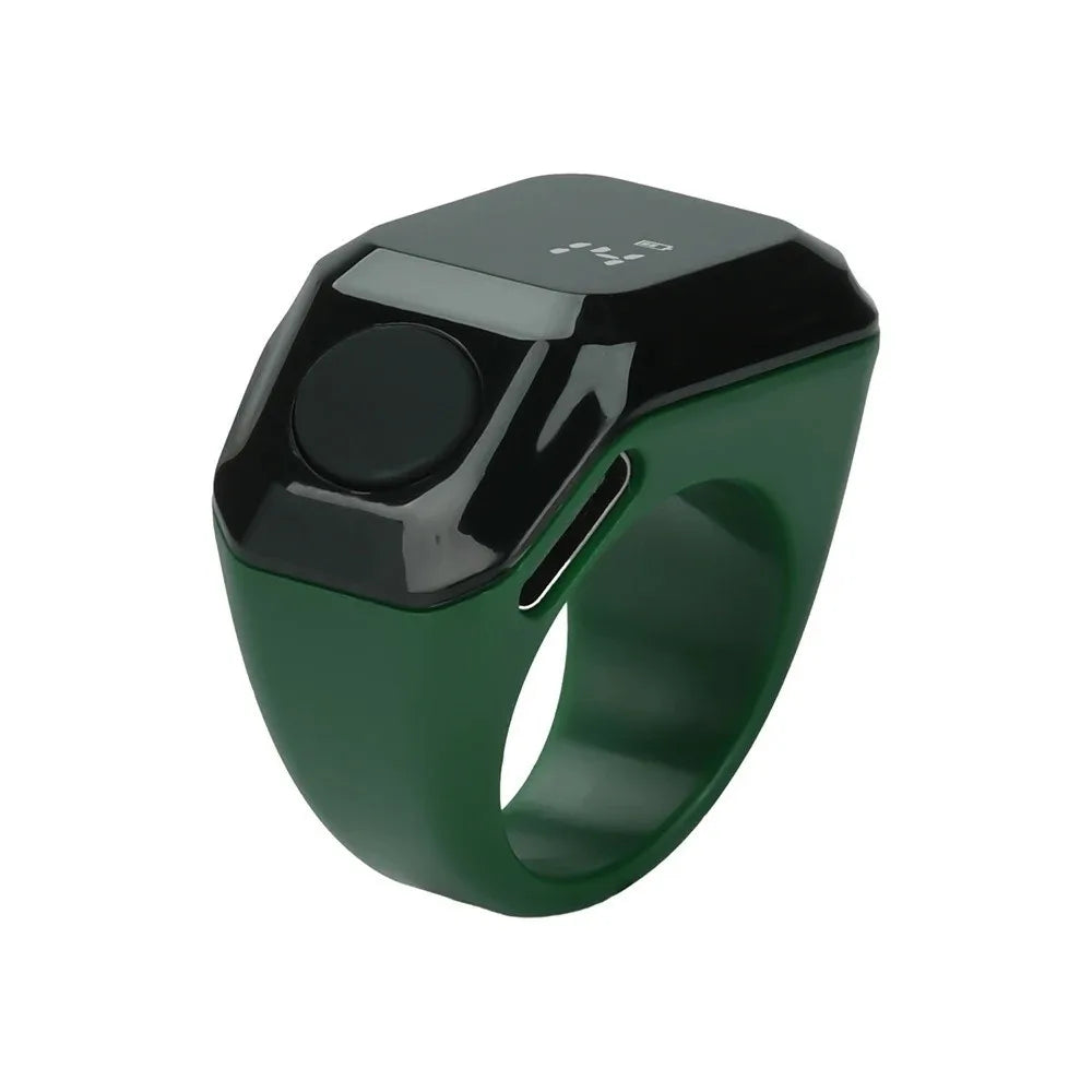 Mini Smart Ring Counter OLED Display Type-C Rechargeable Bluetooth Counting Ring Touch Operation Wearable Zikr Ring