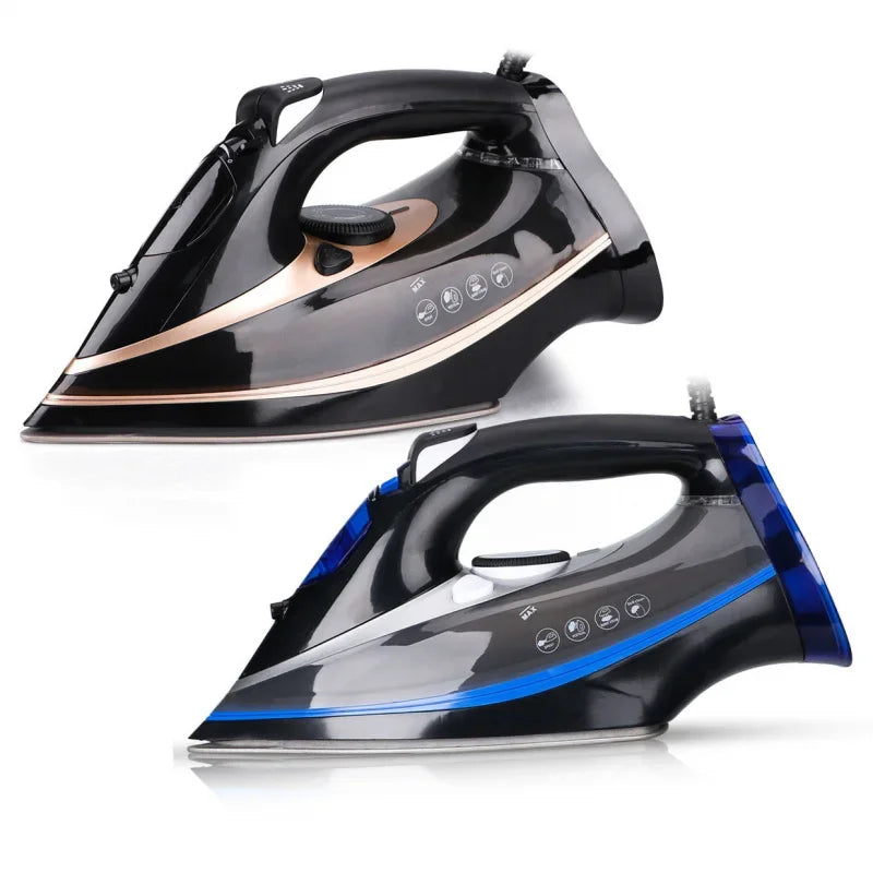 Fer à Repasser Vapeur Électrique Prise UE 220V avec Semelle Céramique Antiadhésive Vapeur Variable Haute Pression Meilleure Vente 2024