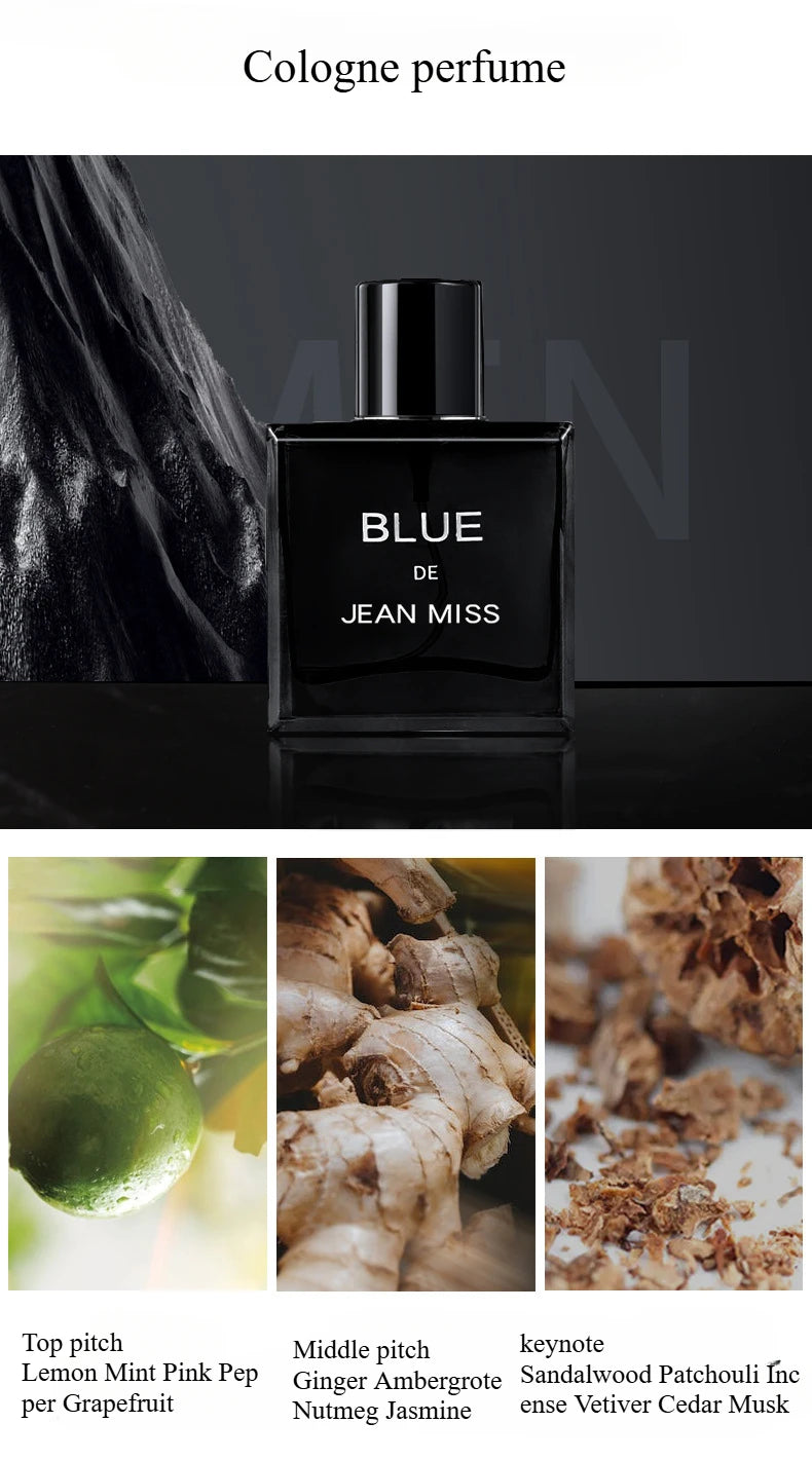 Wild Herren Parfüm Geschenkset 3*30ml Lang Anhaltendes Cologne für Männer Maskuliner Duft Eau De Toilette Kit Herren Tägliches Körperspray Box
