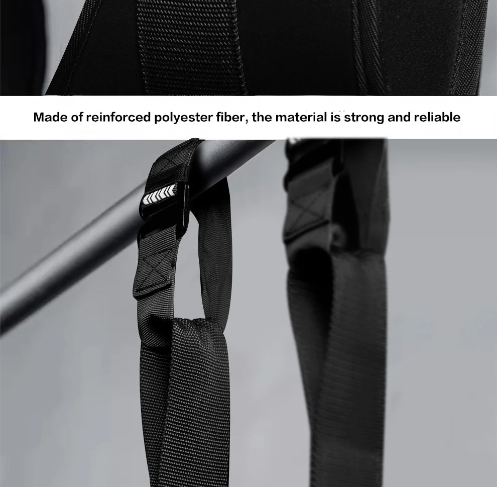 1 Pair Fitness Abdominal Muscle Belt Hanging AB Sling Straps Hanging Pull-Ups Training Horizontal Bar Gym Muscle Training Belt
