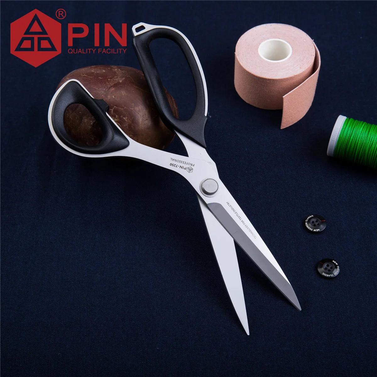 Ciseaux de couture PIN Légers et résistants 8"10"12", Ciseaux de tailleur de qualité supérieure avec tranchant de couteau pour tissus, cuir et bureau