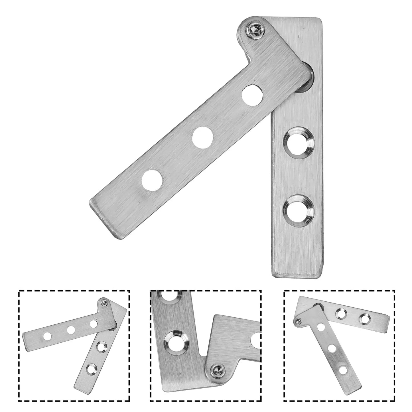Drehbares Hardware-Drehscharnier aus Edelstahl, Ton, unsichtbare Drehtürscharniere für Personen