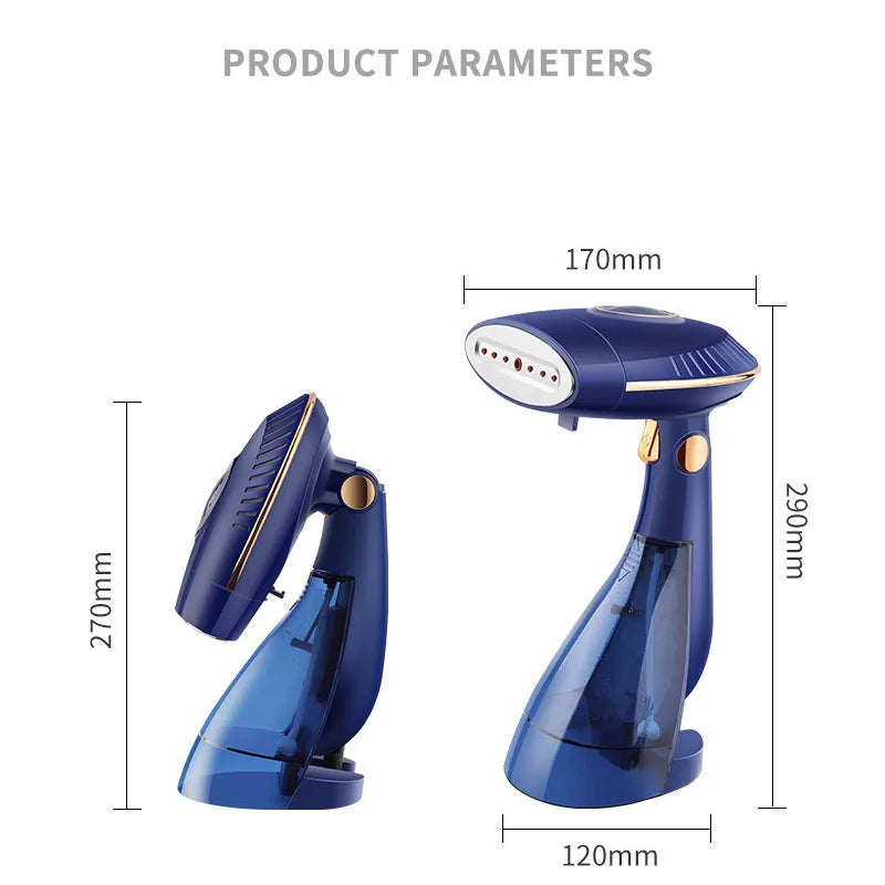 Défroisseur Vapeur Portable 1500W Fer à Vapeur Électrique Domestique Machine à Repasser Vapeur Chauffage Rapide Portable pour Maison Voyage
