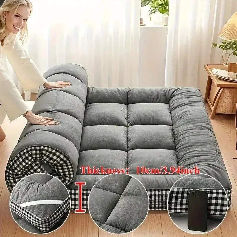 Thickened 3D Mattress Foldable Soft Tatami Cushion 90/100/120/150/180/200cm Non-slip Bed Pad for Home Bedroom Dormitory Student