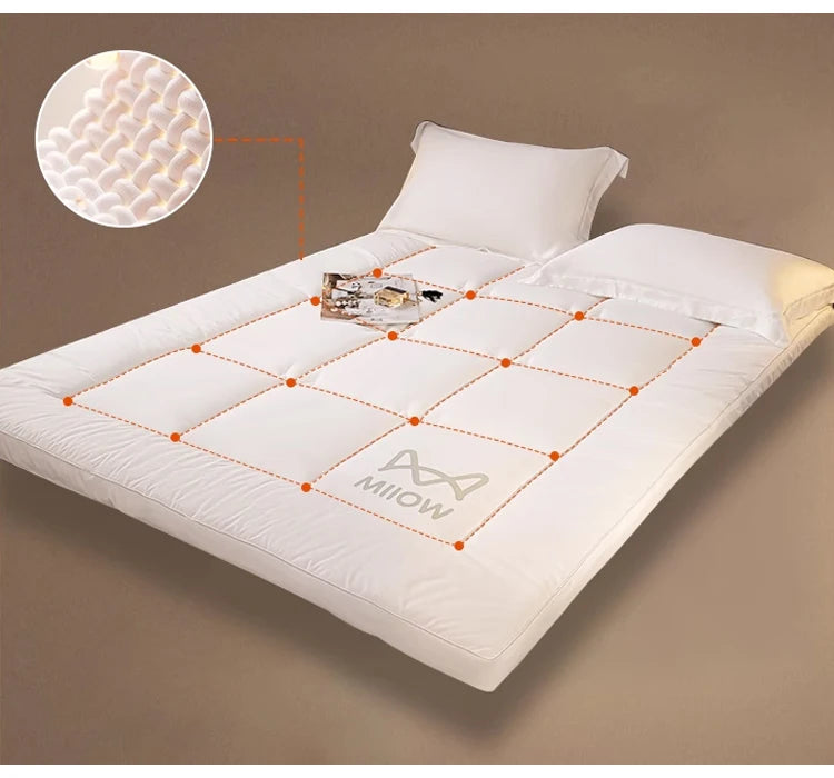soft mattress elastic cushion home foldable comfortable Single Double tatami floor sleeping pad spring autumn thicken bed mat
