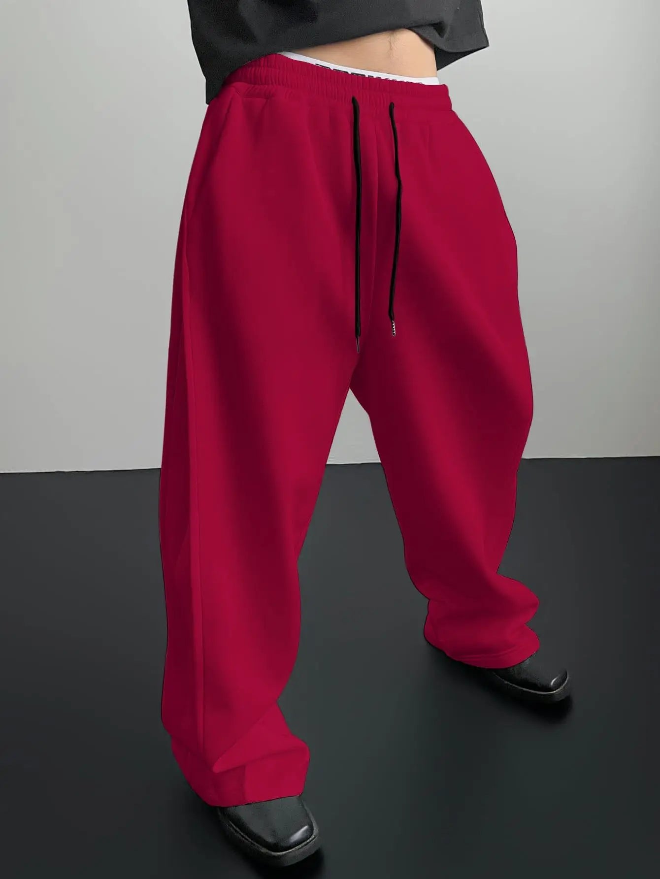 2026 NEW Spring Autumn Slim Men Pants sports casual Joggers trousers Mens Solid Color Straight Pants thin Woven Daily Sweatpants