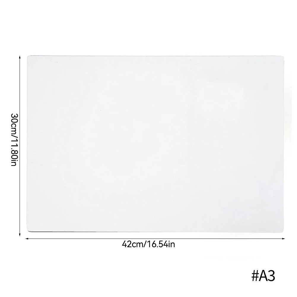 A4/A3 Magnetic Whiteboard Dry Erase White Board Markers Office Home Erasable Flexible Refrigerator Magnet Memo Message Board