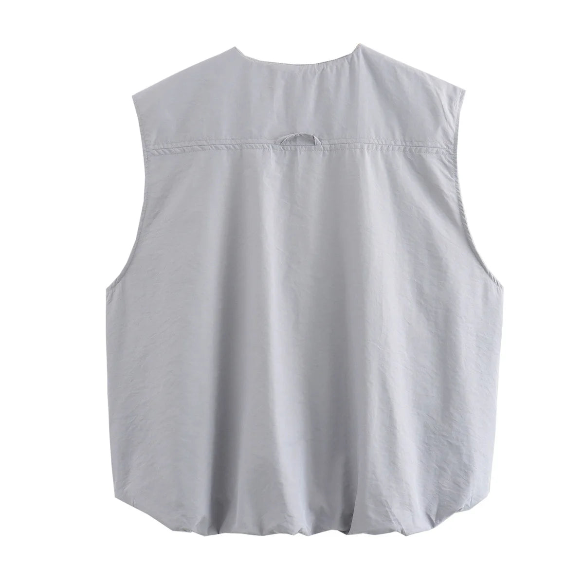 DUOPERI Damen Mode Lockere Ärmellose Weste O-Ausschnitt Weibliche Schicke Freizeit-Oberteile Tank-Top