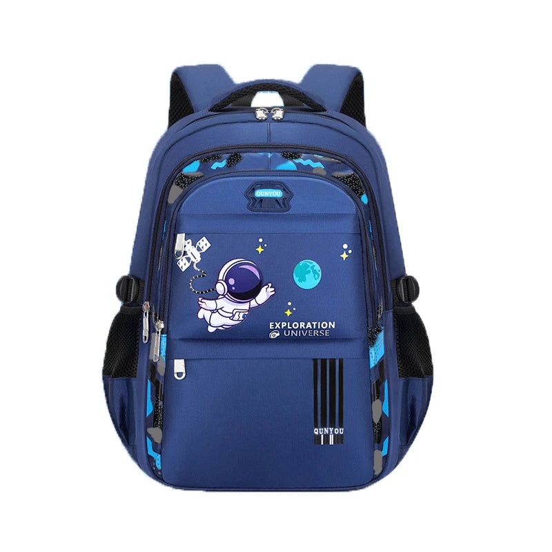 Kinderrucksack Schultaschen für Jungen Astronauten-Schulrucksack Wasserdichte Grundschultasche Mochila Infantil