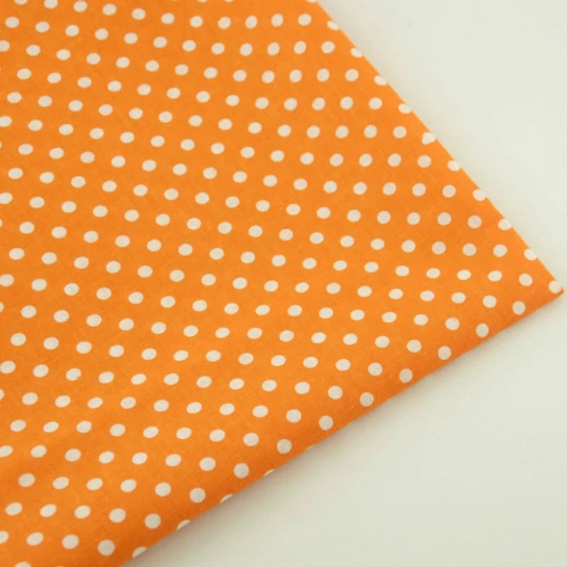 Dünne, schöne Baumwollstoffe mit Tupfen, Meterware, günstige Stoffe als Meterware im Angebot, für Näharbeiten, Puppen, Bastelmaterial