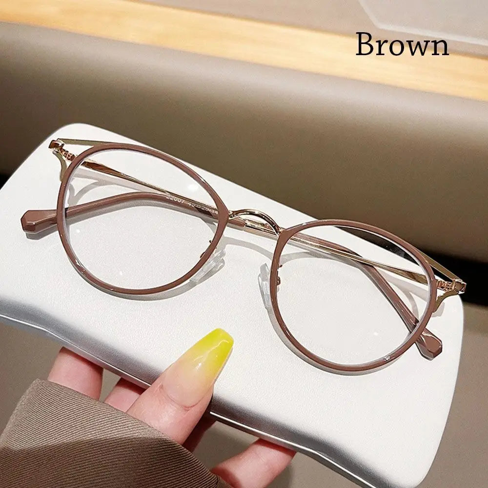 2022 Tendances Femmes Bureau Anti Lumière Bleue Lunettes d'ordinateur Surdimensionnées Œil de Chat Femme Bloqueur de Lumière Bleue Grandes Lunettes Monture en Alliage