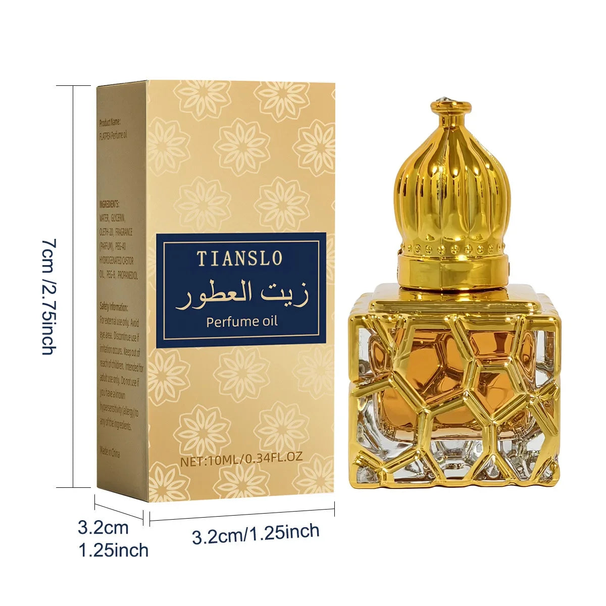 Damen Parfümöl Fruchtiger Duft Arabisches Parfüm 10ML Original Parfüms Langanhaltender Duft Unwiderstehliches Date Eau De Parfum
