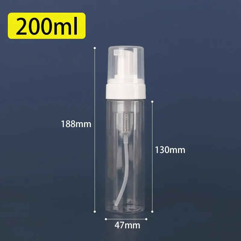 100/120/150/200/250ml Lotion Foam Pump Bottle Dispenser Empty Refillable For Hand Soap Shampoo Cleanser Container Potable Travel