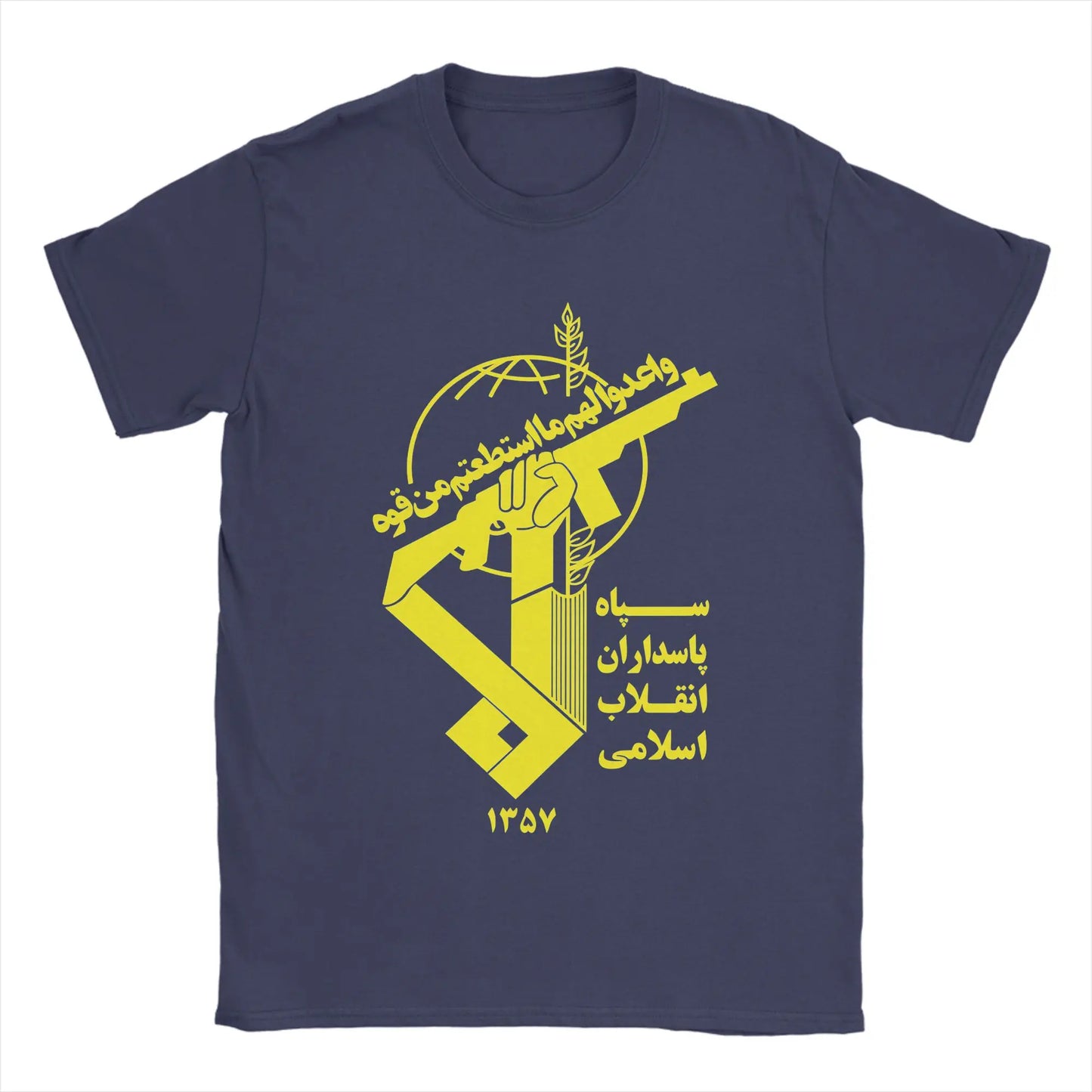 Herren IRGC T-Shirts 100 % Baumwolle Kleidung Hipster Kurzarm Rundhals-T-Shirts Neu eingetroffene T-Shirts