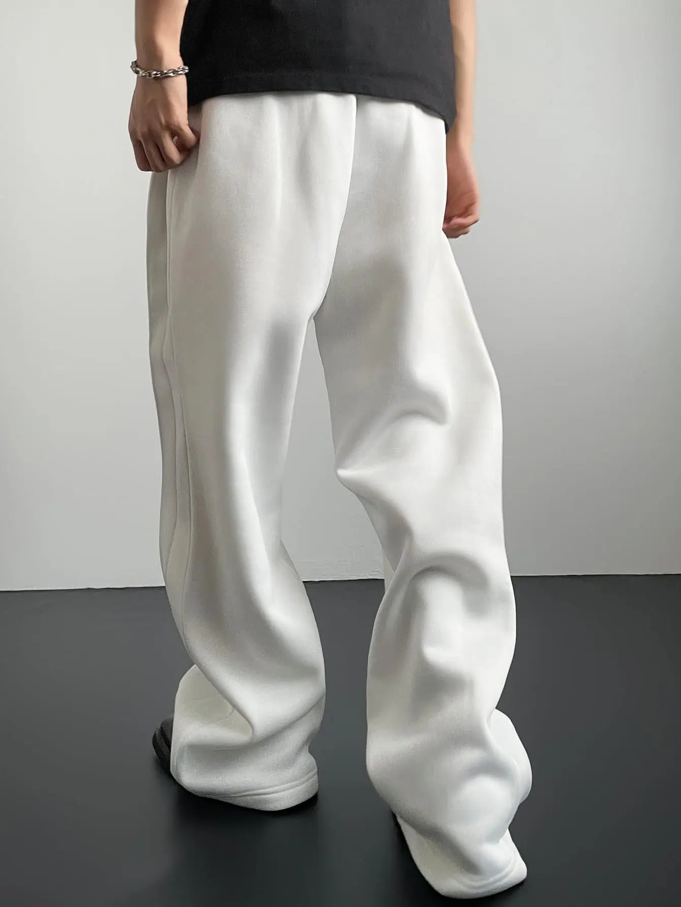 2026 NEW Spring Autumn Slim Men Pants sports casual Joggers trousers Mens Solid Color Straight Pants thin Woven Daily Sweatpants