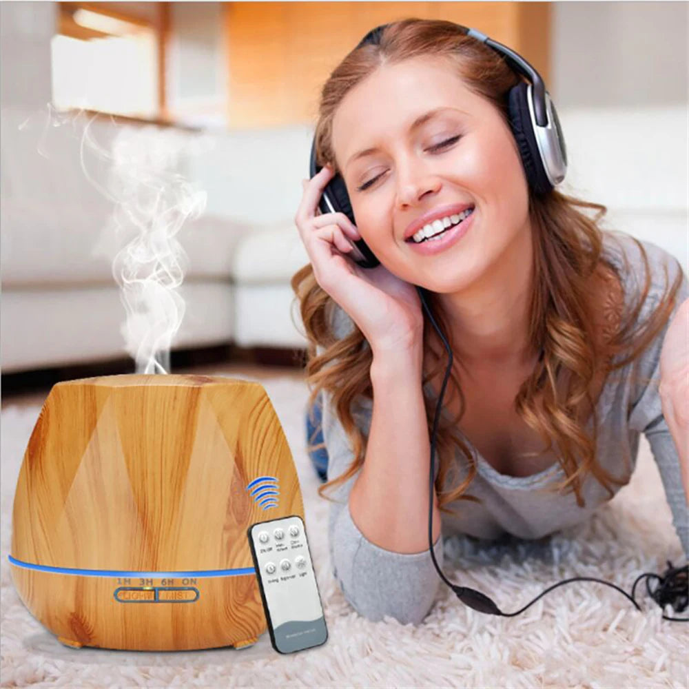 Aroma-Diffusor Ätherisches Öl Aromatherapie Ultraschall-Luftbefeuchter Automatische Fernbedienung Luftbefeuchter 300 500 1000ml