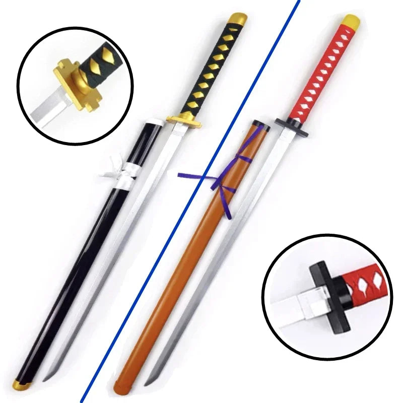 104cm Okkotsu Yuta Katana Jujutsu Kaisen Cosplay Prop Sword Ninja Knife Real Sized Japanese Katana Samurai Sabre Toys Anime Gift