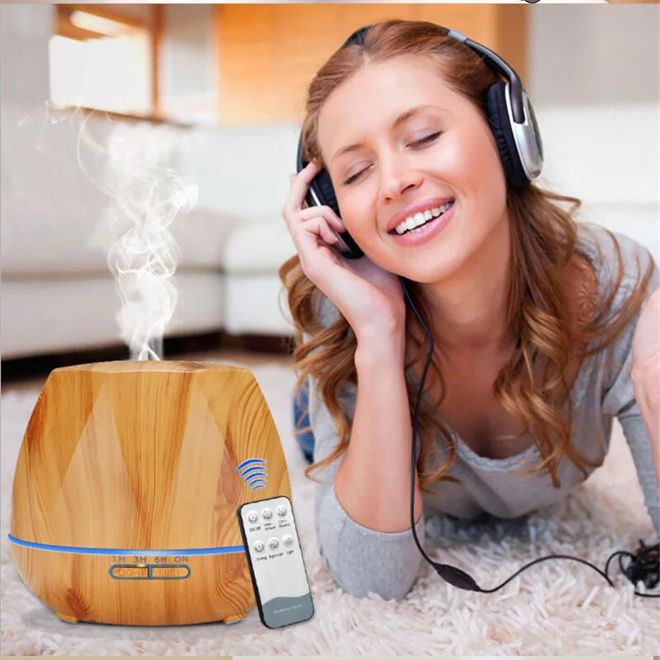 Aroma-Diffusor Ätherisches Öl Aromatherapie Ultraschall-Luftbefeuchter Automatische Fernbedienung Luftbefeuchter 300 500 1000ml