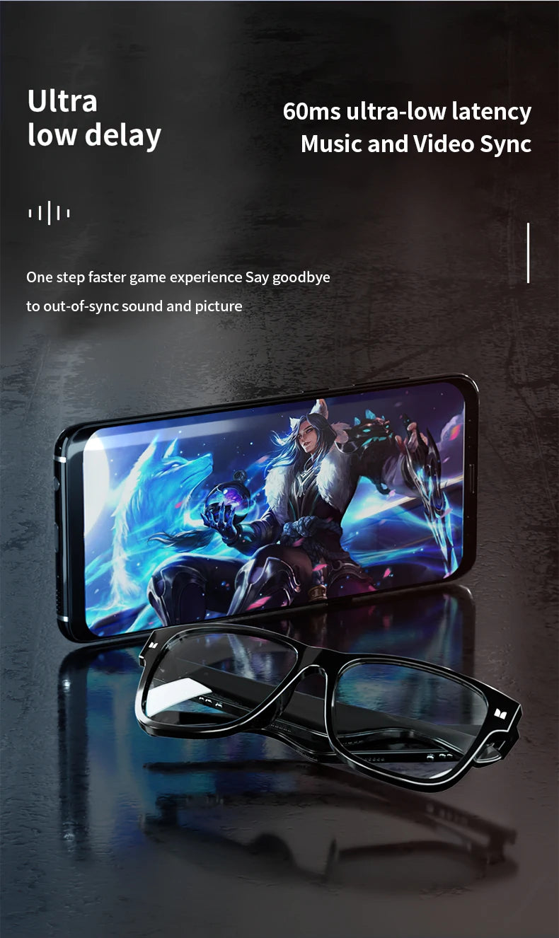 Monster Glasses Headset Wireless Bluetooth 5.0 Sunglasses Outdoor Sport earphone Calling Music Eyeglasses
