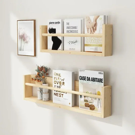 Schwebende Regale für die Wand Kinderzimmer Bücherregal Kinder Bücherregal für Wohnzimmer Schlafzimmer Deko Küche Gewürzregal Badezimmer Aufbewahrungsregal