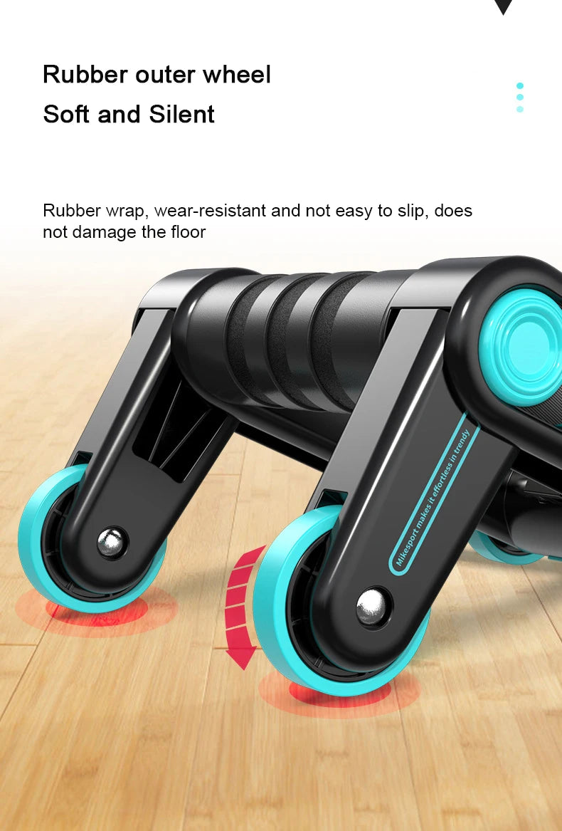 Roulette abdominale pliable pour hommes, rouleau abdominal pour femmes, support de pompes pour la maison, support de pompes