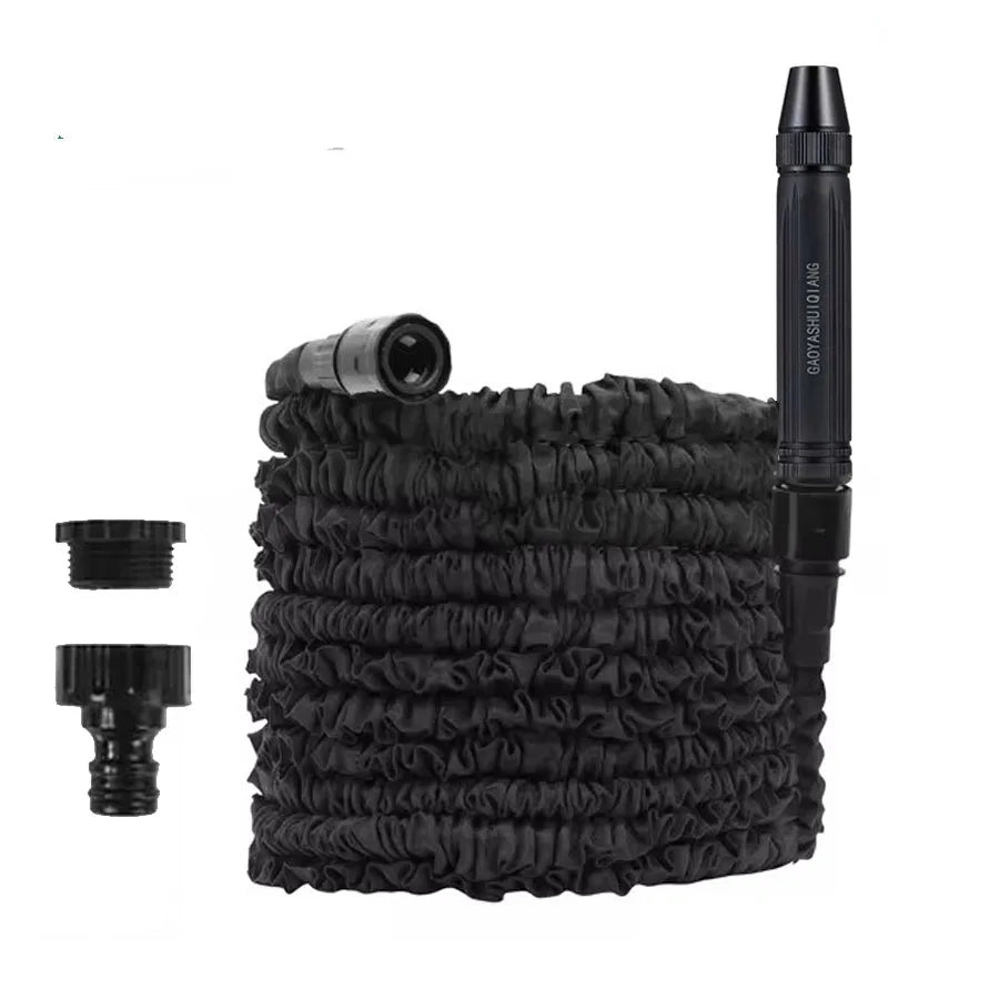 Tuyau d'arrosage magique extensible 25FT-200FT pour jardin, tuyaux d'eau haute pression, pistolet de lavage de voiture, fournitures de jardinage