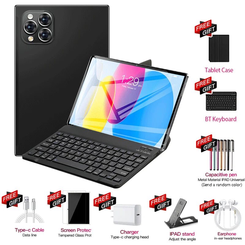 Tablette PC Originale IPad Air Pro 11 pouces Édition Globale 24 Go 2 To Android 16 4K HD 5G Double SIM Appel Vidéo WIFI Écran HD