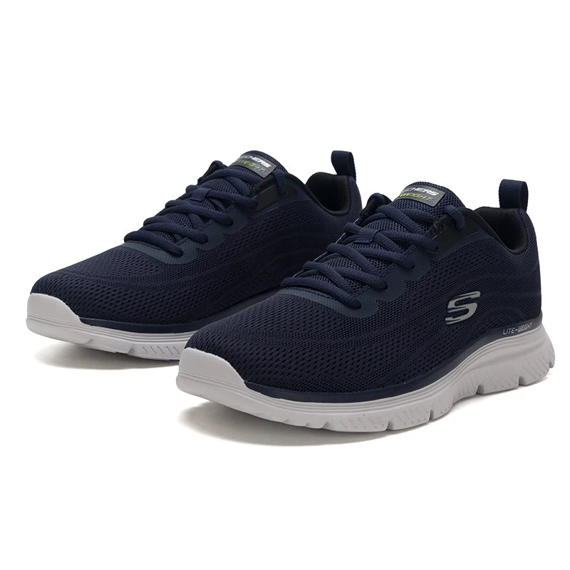 Skechers Chaussures Homme, Chaussures de Sport, Entraînement Fitness, Amorti, Respirantes, Chaussures de Course Décontractées 8790345-Nvy