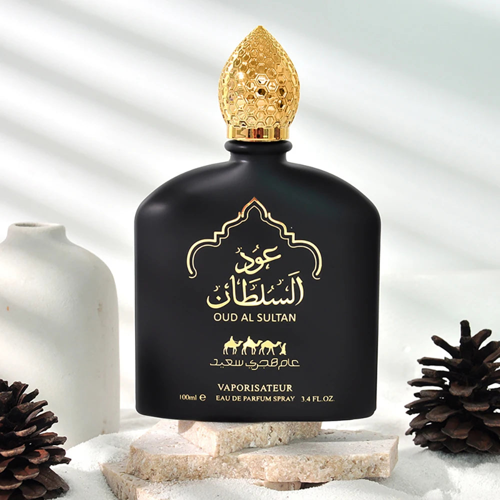 100 ml Eau de Parfum Oud Al Sultan Arabischer Unisex Duft Fruchtig Blumig Langanhaltend für Damen und Herren