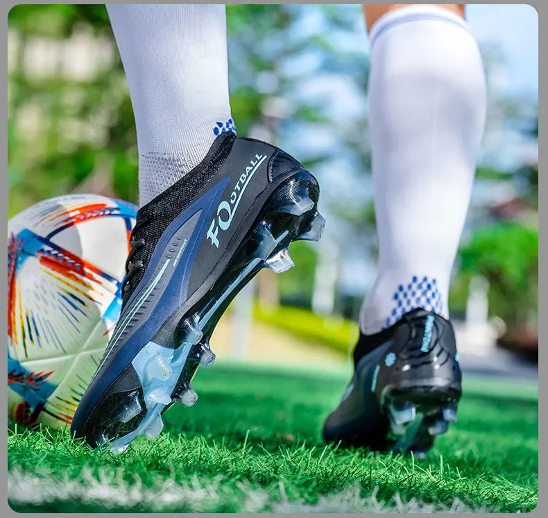 H08-1 Professionelle Herren-Fußballschuhe Training Rutschfeste Stollenschuhe TF/FG Fußballschuhe Chuteira Campo für Männer 35-45