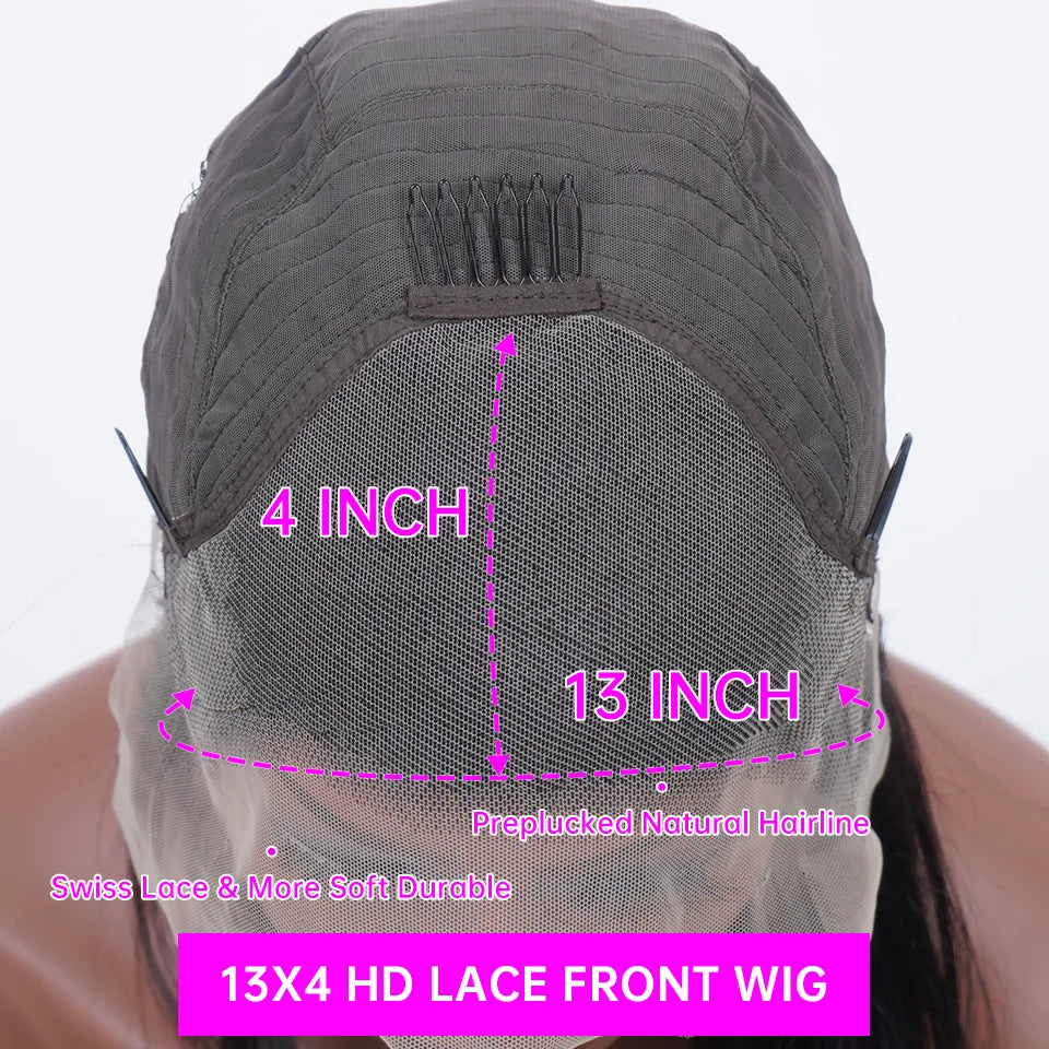 Reddish Brown Deep Curly Lace Frontal Wigs 13x4 13x6 Lace Frontal Human Hair Wigs Deep Wave Fall Colored Human Hair Lace Wigs