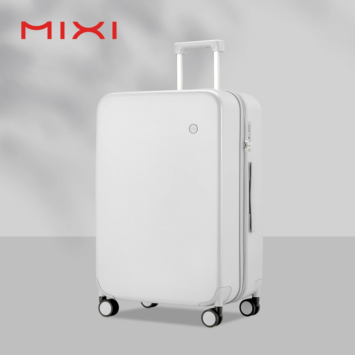 Mixi Puristisches Design Reisekoffer Herren Trolley 14 20 24 26 Zoll Rollkoffer Hartschale Feingitter Damen Koffer
