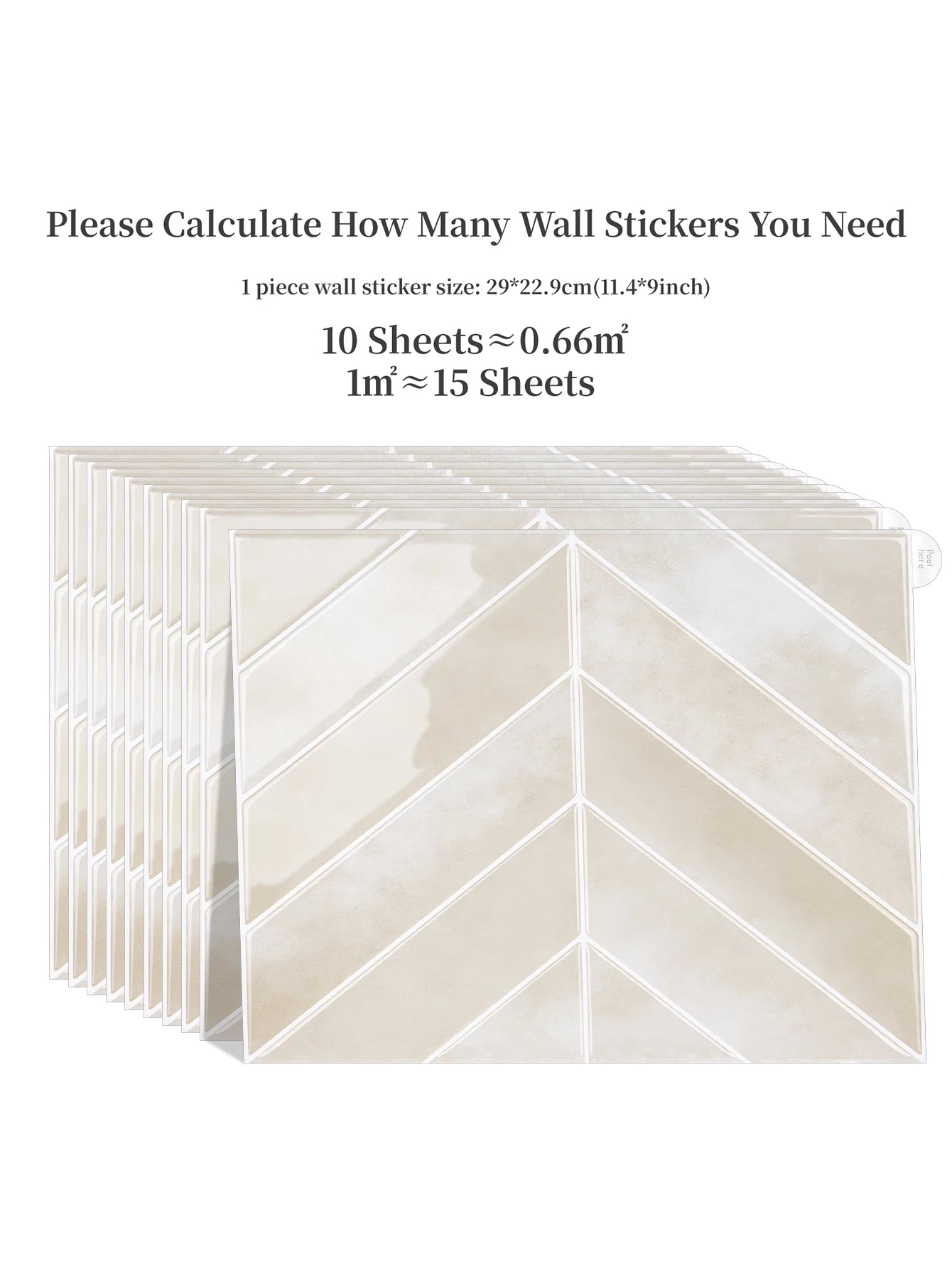 5/10 Blatt 3D Selbstklebende Tapetenfliesen zum Abziehen und Aufkleben DIY Wandfliesen