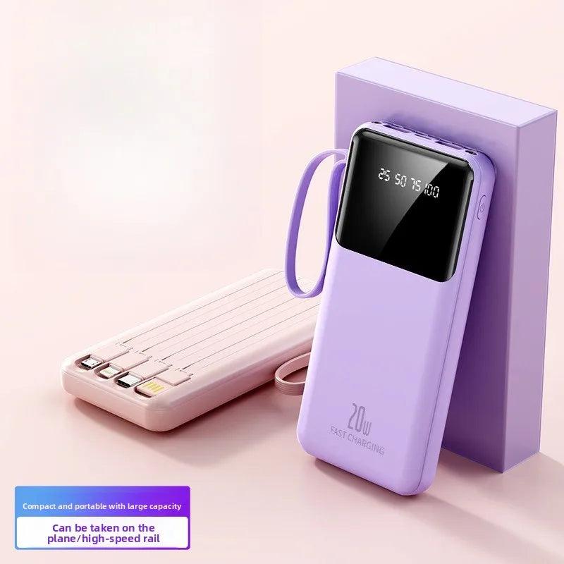 Batterie Externe 10000mAh 20000mAh pour iPhone et Téléphones Android Charge Rapide Powerbank Chargeur Portable