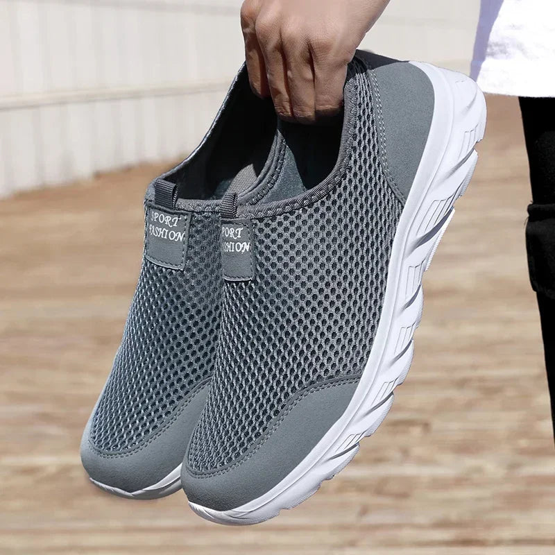 Nouvelles Chaussures de Course pour Hommes Chaussures de Sport Respirantes Légères Tendance Été en Maille Respirante pour Hommes Grandes Tailles 38-47