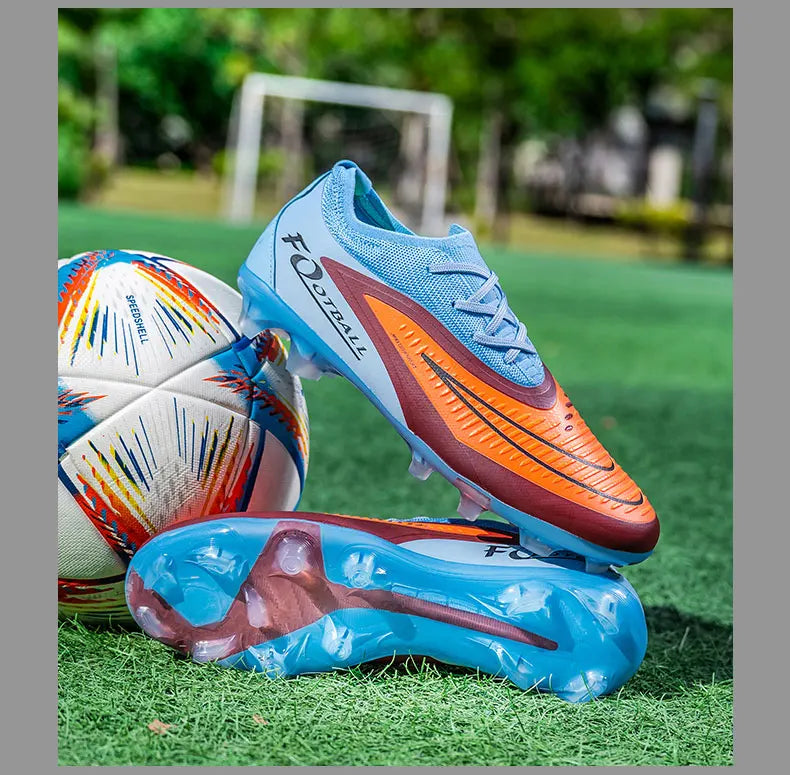 H08-1 Professionelle Herren-Fußballschuhe Training Rutschfeste Stollenschuhe TF/FG Fußballschuhe Chuteira Campo für Männer 35-45