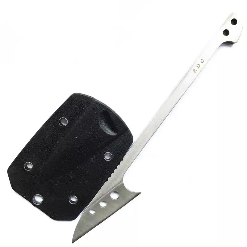9Cr18Mov Steel Axe blade Kinfe Pendant Outdoor Decorations Necklace Bracelet Camping Gear EDC Tools K-sheath Bead Chai