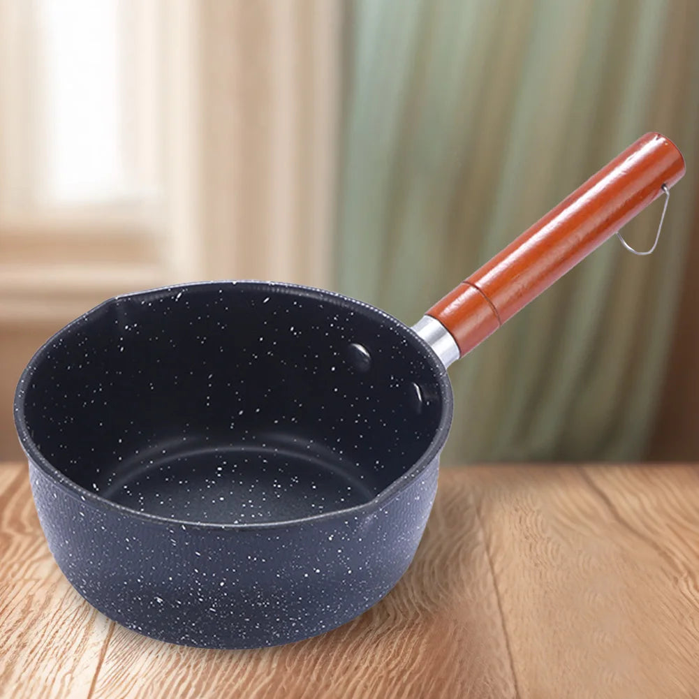 Marmite à huile chaude en fonte, casserole antiadhésive, pot à soupe avec bec verseur, casserole à lait, cuisson, chauffe-beurre, casserole de cuisine