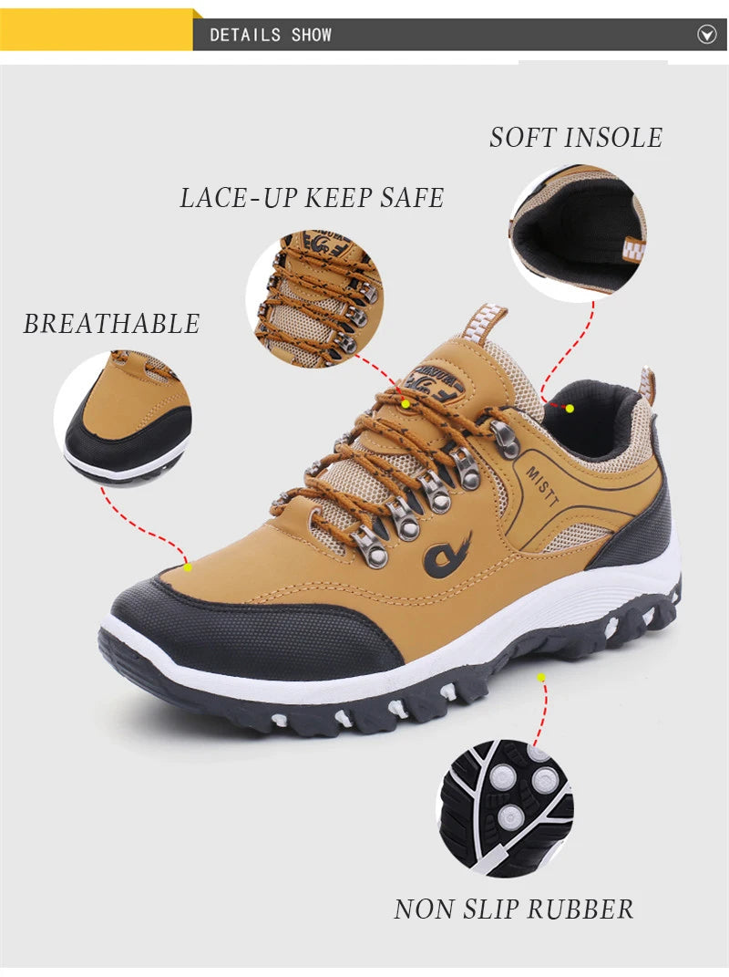 Chaussures de Randonnée pour Homme Camping Course Marche Jogging Baskets Bottes Imperméables Antidérapantes Chaussures de Sport Zapatos Hombre