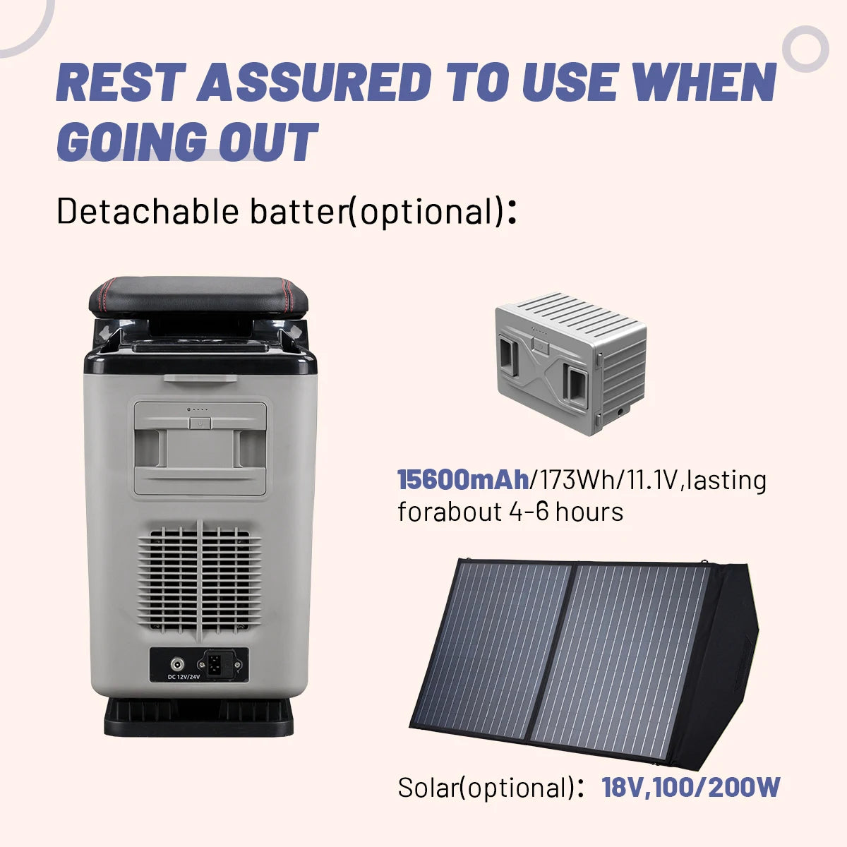 Alpicool CF8 Small Fridge Mini Car Fridge 12V Armrest Fridge 8L Portable Refrigerator