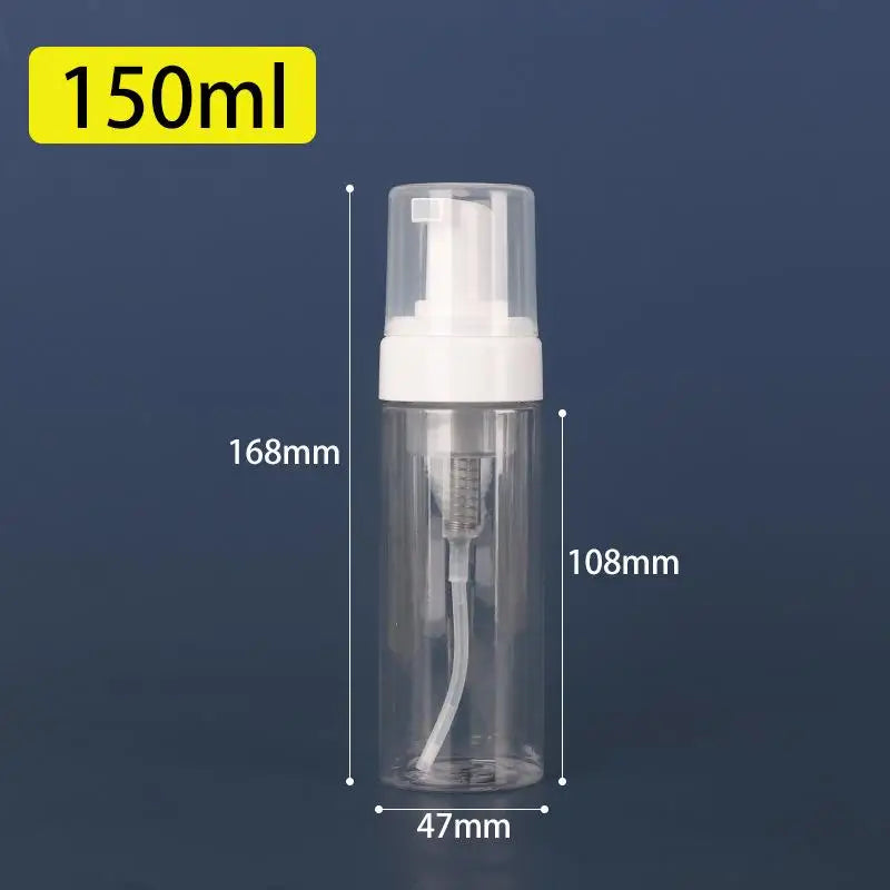 100/120/150/200/250ml Lotion Foam Pump Bottle Dispenser Empty Refillable For Hand Soap Shampoo Cleanser Container Potable Travel