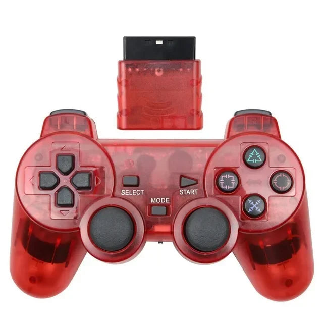 Hot Sale Wireless Gamepad for PS2 Controller for Playstation 2 Console Joystick 2.4G Double Vibration Shock Joypad USB PC Game