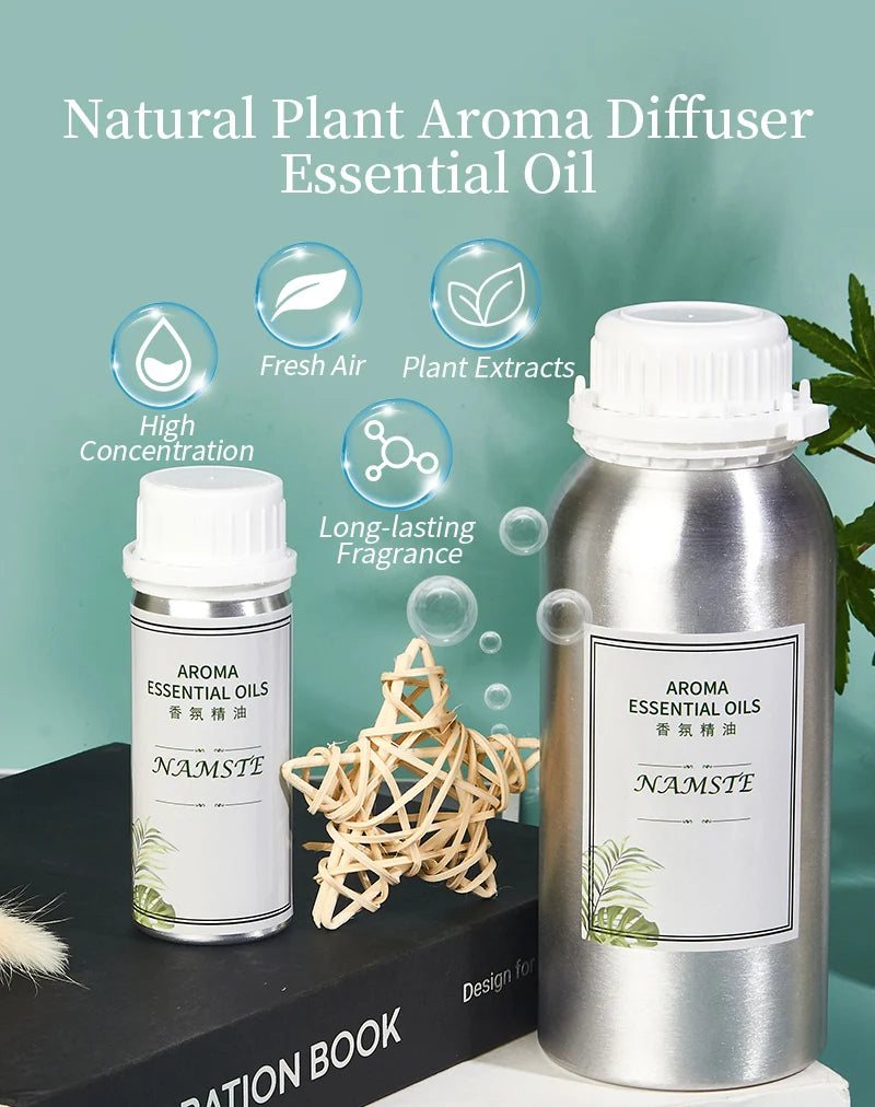 Namaste Huile de Parfum 100ML Huile Essentielle Hôtel Diffuseur d'Arômes Électrique Oasis Aromatique Parfums d'Intérieur Désodorisant Huile Essentielle