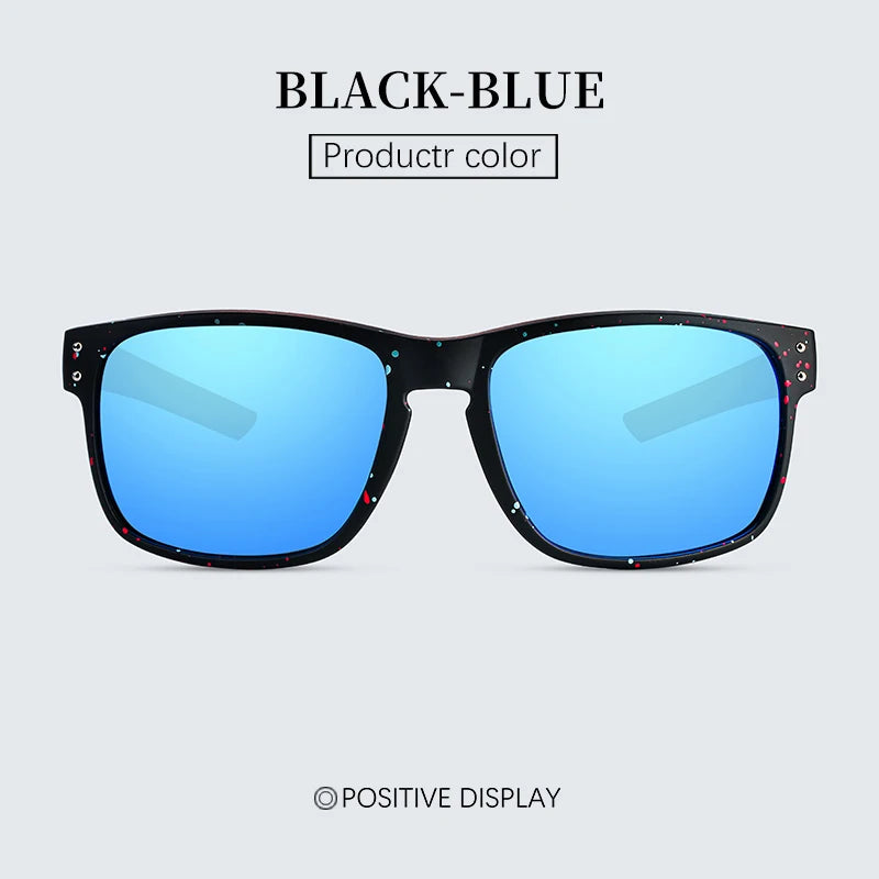 Lunettes de soleil homme, nouvelle collection, lunettes de soleil carrées polarisées, lunettes de protection solaire TR90 avec protection UV