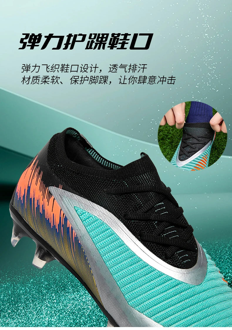 FG Herren Fußballschuhe Hochwertige Turf-Fußballschuhe für Sneaker-Training Fußballstiefel Chuteira Campo 35-45