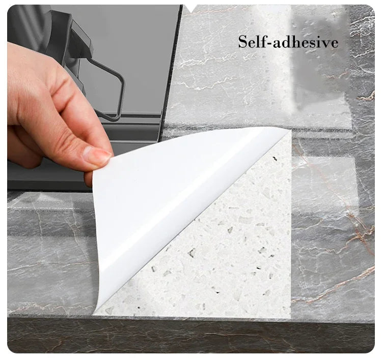 40 cm breiter Wandaufkleber Marmormuster, wasserdicht, schmutzabweisend, ölbeständig, PVC selbstklebend, Tapete, Küchenwandaufkleber